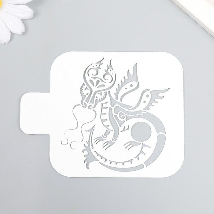 Трафарет кожа дракона