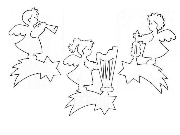 Ангелочки украшения на окна