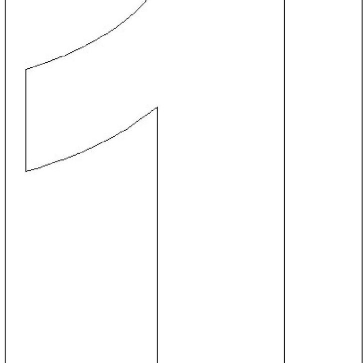 цифра один на день рождения