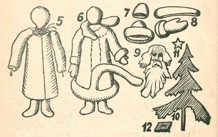 Эскизы для ватных игрушек