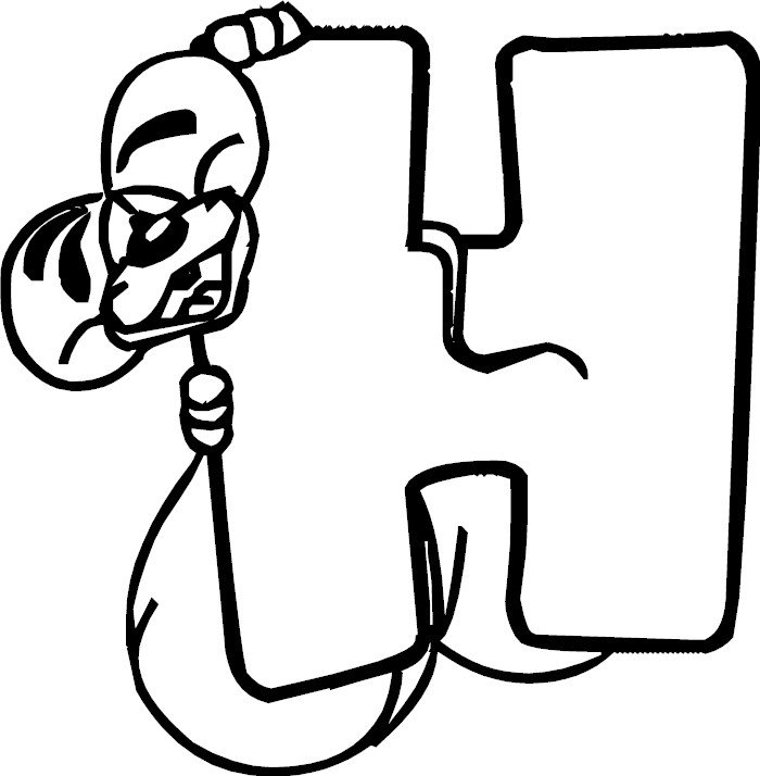 Буквы для раскрашивания