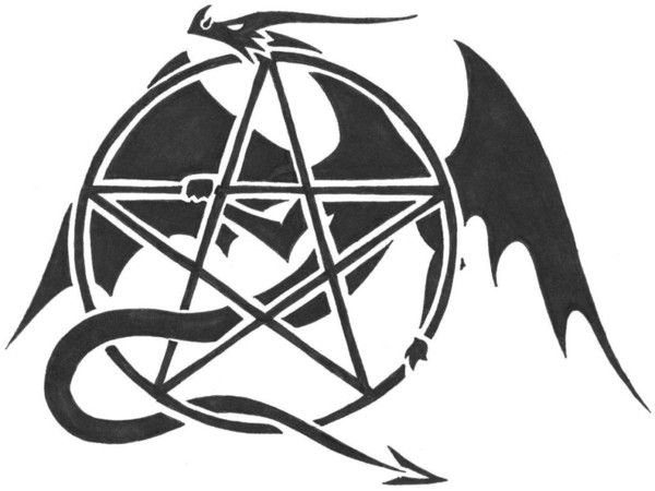 Пентакль тату эскизы