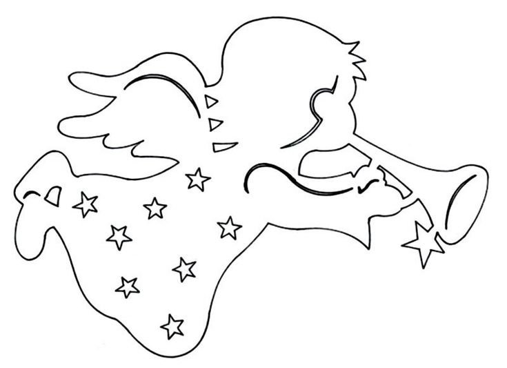 Новогодние трафаретымна окна