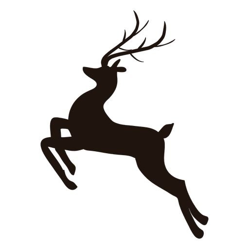 Силуэт оленя