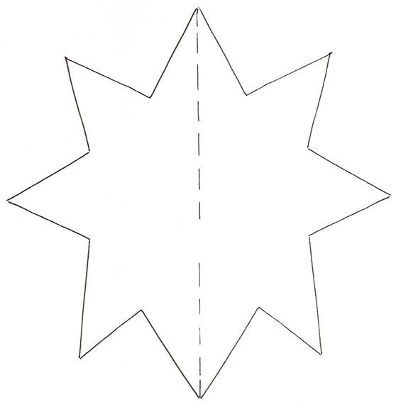 Звезда шаблон