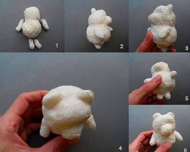 Игрушки из ваты