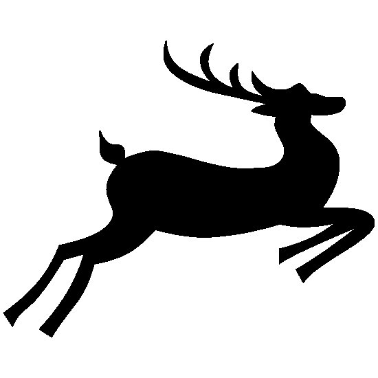 Трафарет "олени"