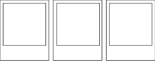 Рамка полароид