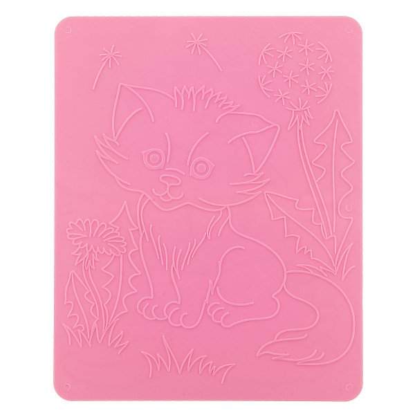 Трафарет пластмассовый рельефный