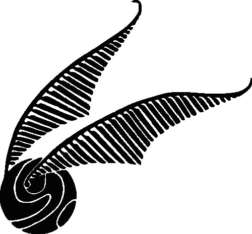 Снитч трафарет