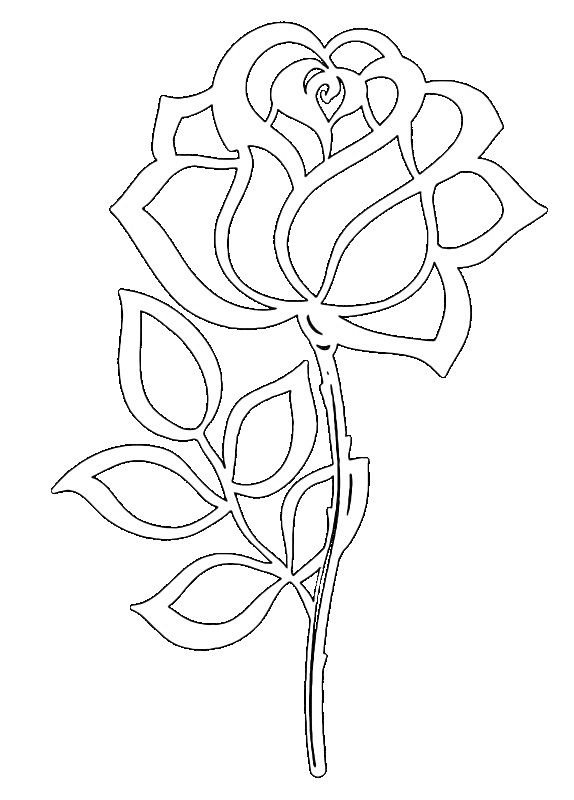 Трафареты на окна цветы для вырезания