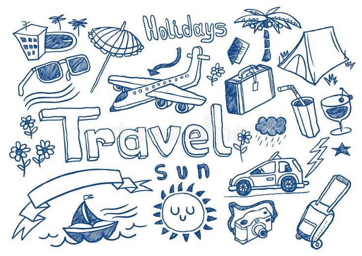 Рисунки связанные с путешествием