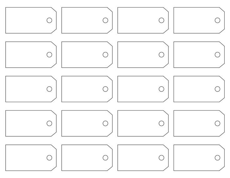 Трафарет для ценников