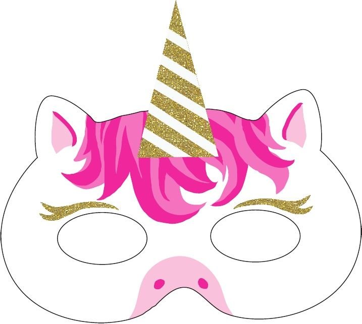 Карнавальная маска Единорог