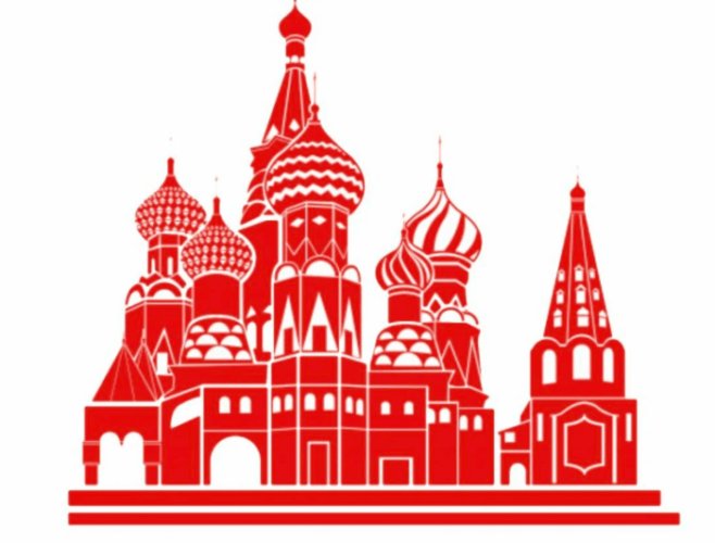 Храм Василия Блаженного вектор