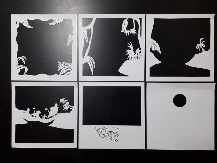 Бумажный куб туннель