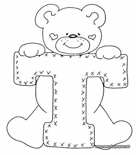 Макет буквы т