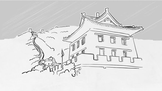 Китай карандашом