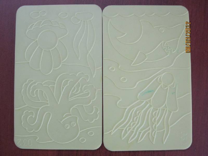 Трафарет рельефный