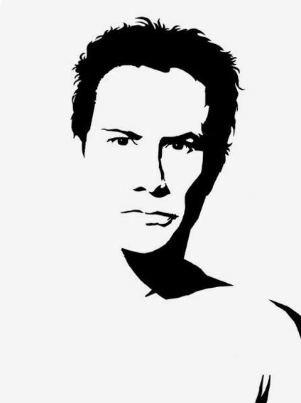 Киану Ривз силуэт