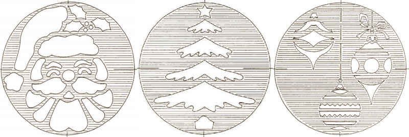 Новогодние игрушки из фанеры чертежи