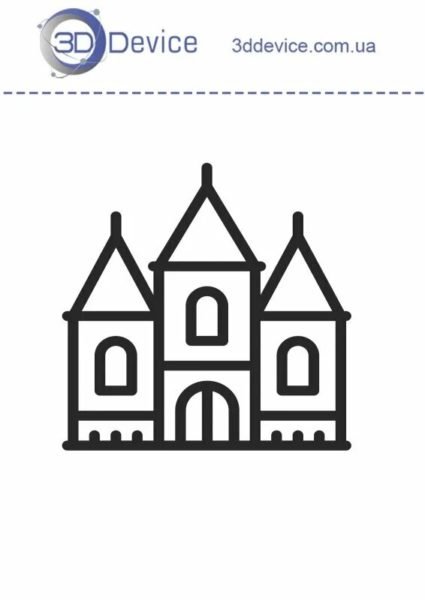 Трафареты для 3д ручки домик