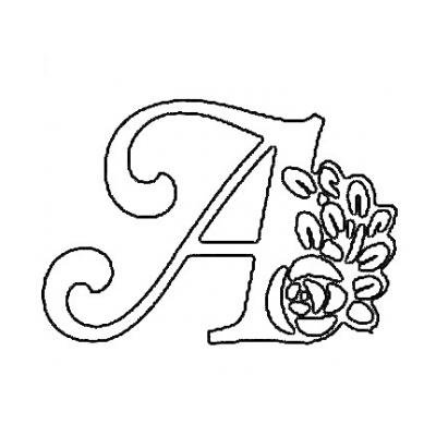 Ажурные буквы для вырезания