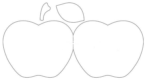 Яблоко шаблон