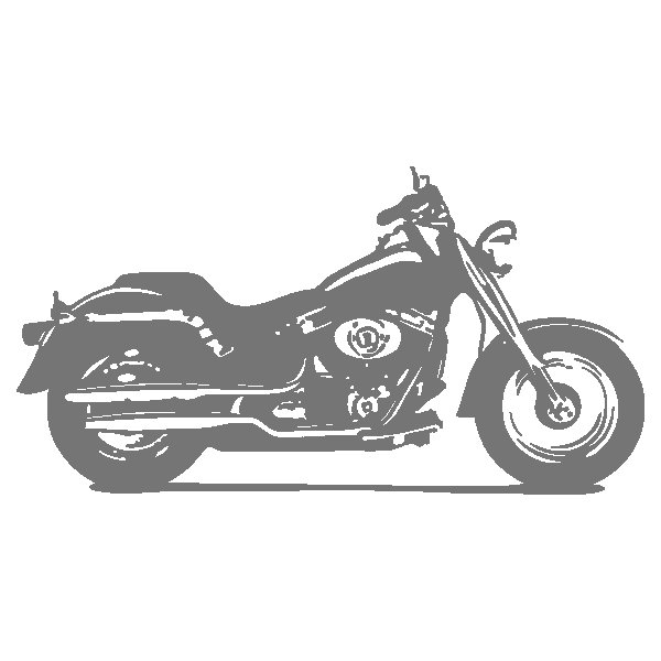 Трафарет байк