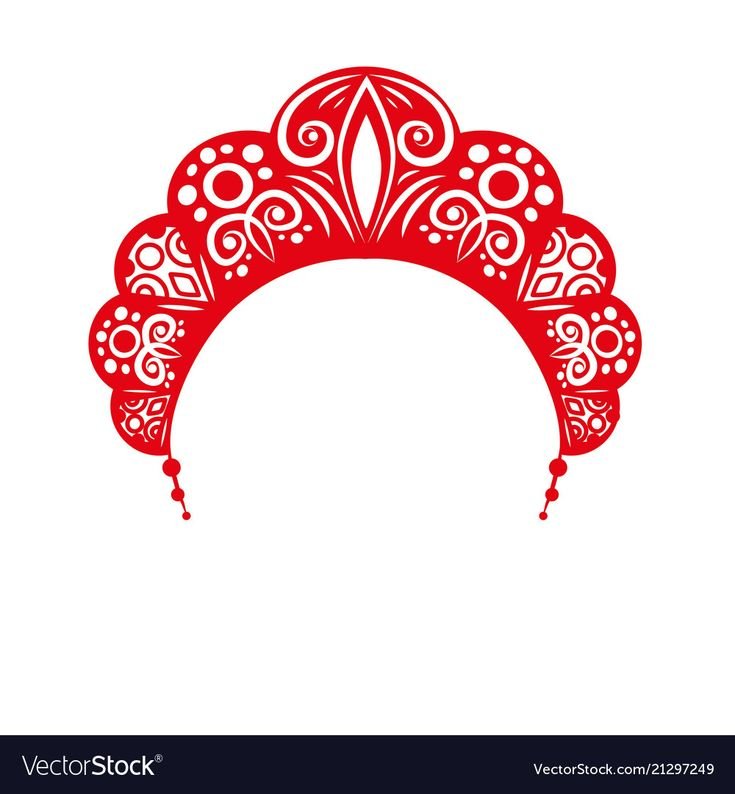 Кокошник орнамент