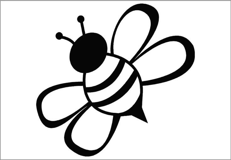 Пчела рисунок