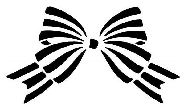 Георгиевская лента трафарет для вырезания