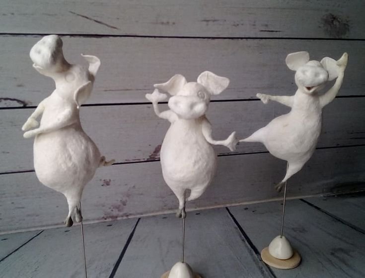 Ватное папье маше