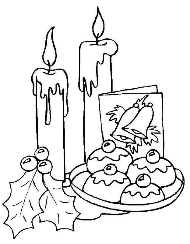 Рождественские раскраски