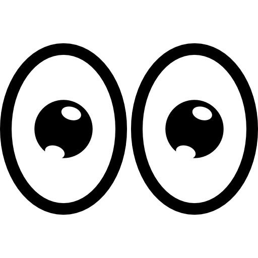 Глаза мультяшные