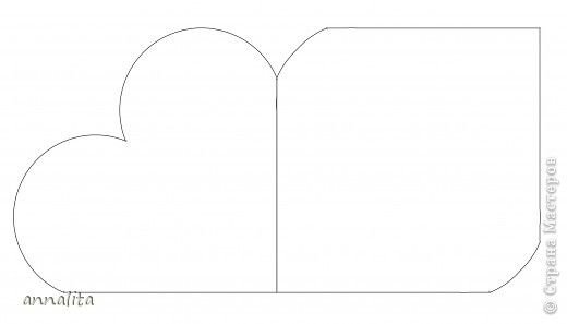 Макет валентинки