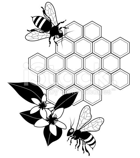 Трафарет Пчелка для торта