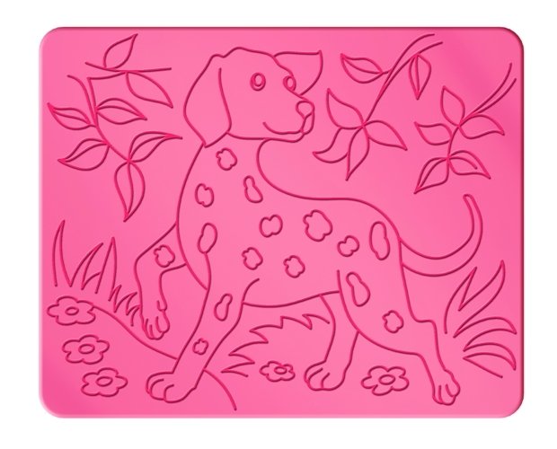 Выпуклый трафарет для рисования