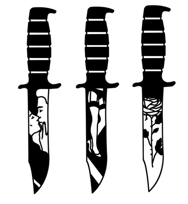 Эскизы ножей