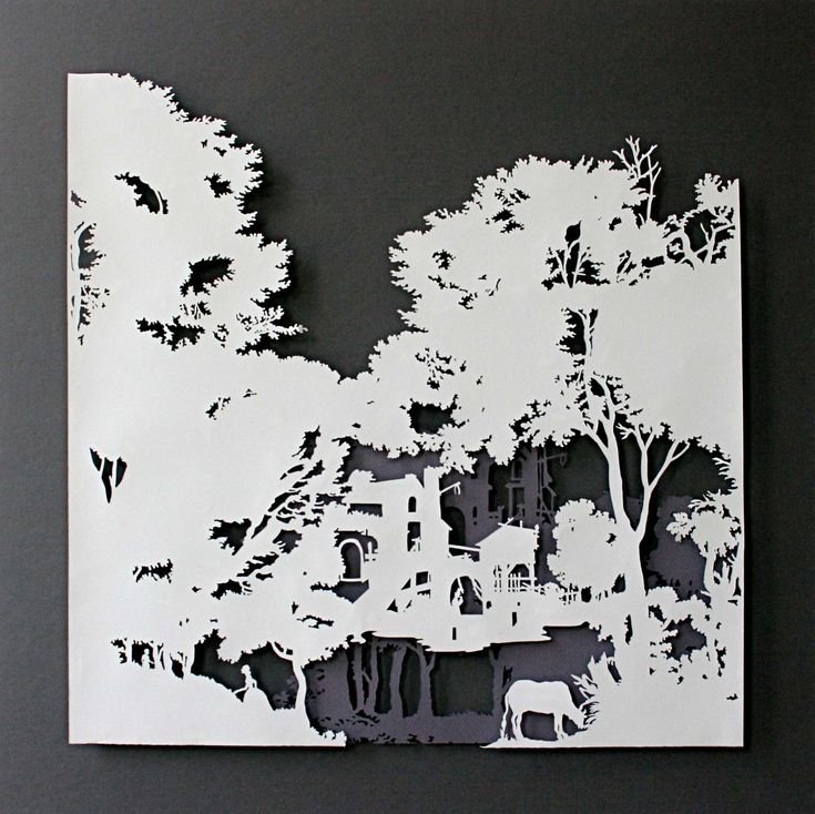 Бумажные картины