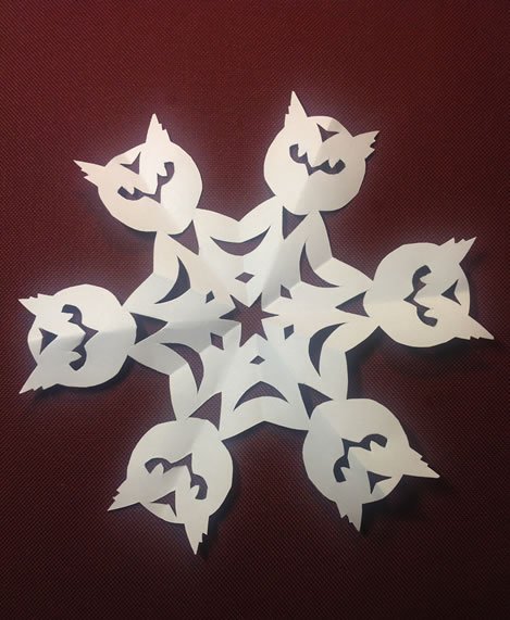 Снежинки в виде животных