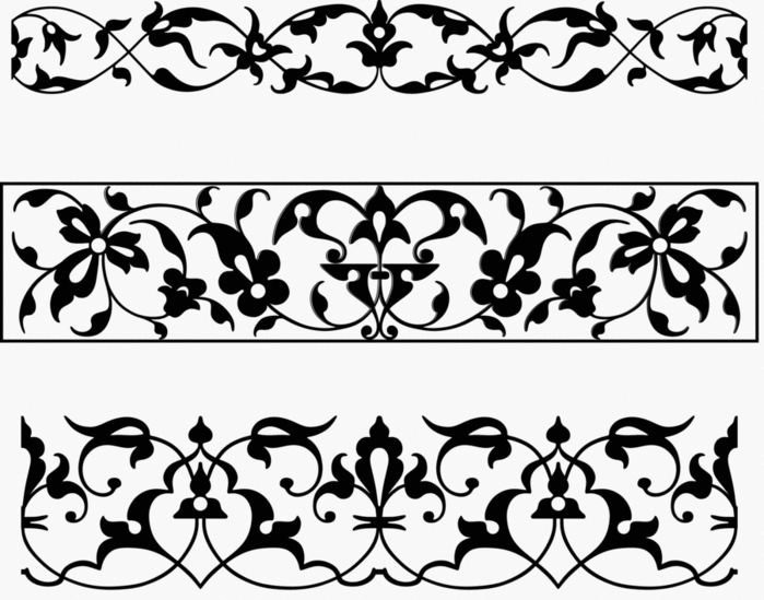 Растительные узоры и орнаменты