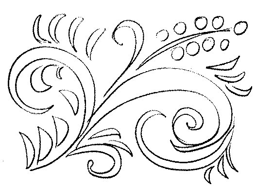 Трафарет узоров для росписи