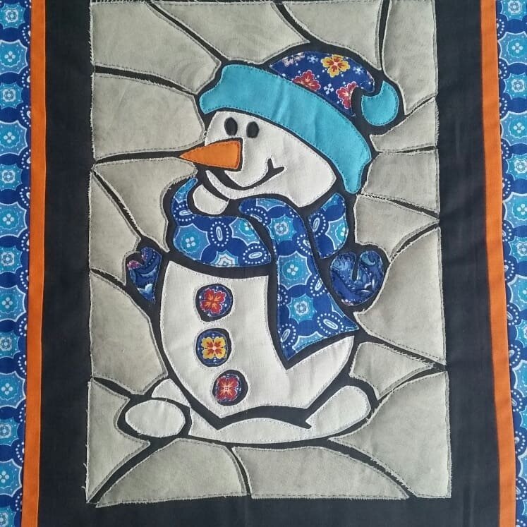 Новогодний витраж