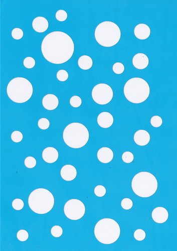 Кружочки снега на окна