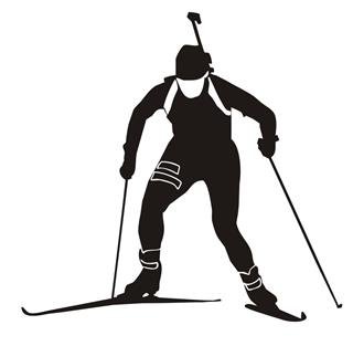 Биатлон силуэт