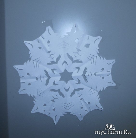 котоснежинка от вискас