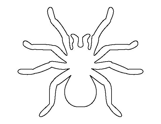 Паук шаблон