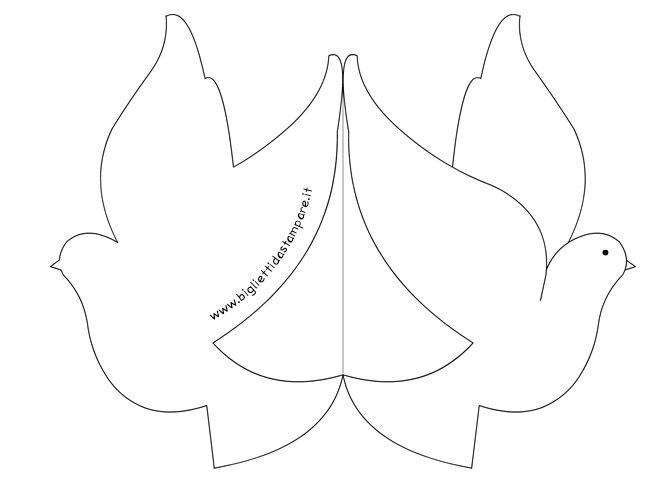 Голубь поделка из бумаги