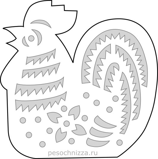 Вытынанки Курочка Ряба